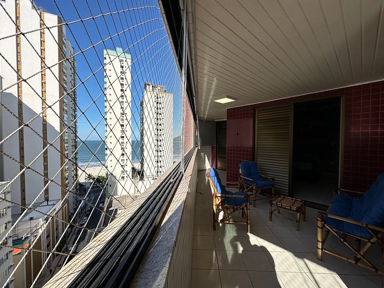 CT03- 2 Quartos| Vista Mar| Tela Proteção| Churras