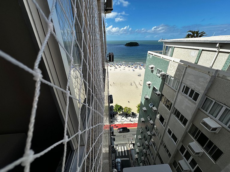AL01- 1 Quarto| Pé na Areia| Vista Mar| Completo