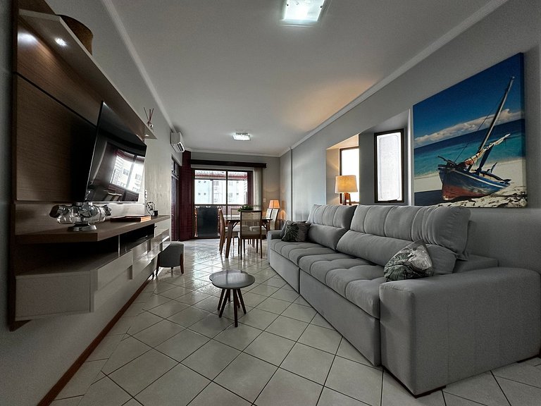 CT02- 2 Quartos| Quadra Mar| Churrasq | Vista mar