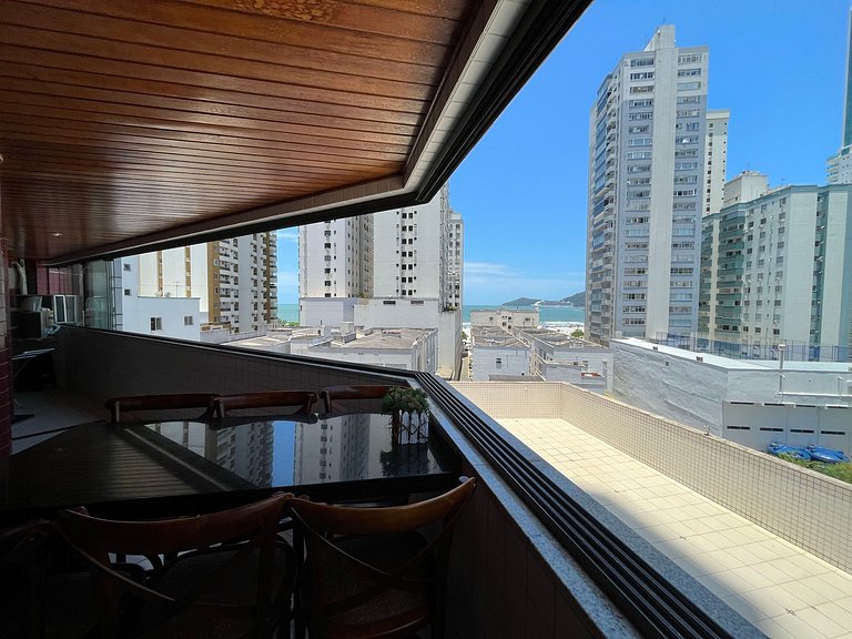 CT02- 2 Quartos| Quadra Mar| Churrasq | Vista mar