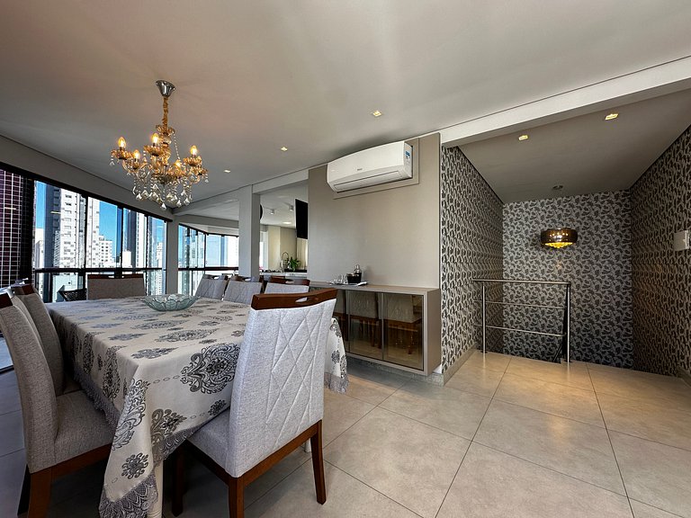 PS01- Cobertura Duplex| Pé na Areia| Churrasqueira