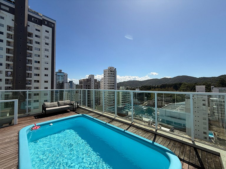 QE01- Studio| Jacuzzi Aquecida| Piscina| Churrasq.