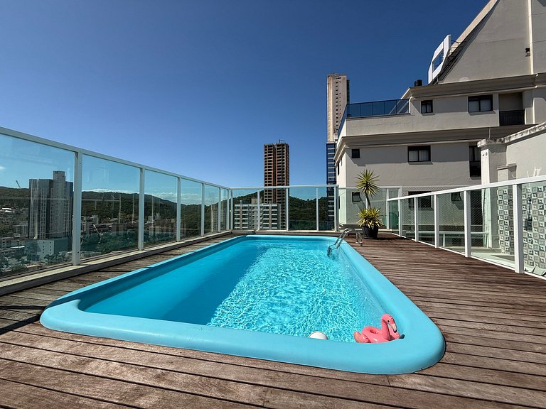 QE01- Studio| Jacuzzi Aquecida| Piscina| Churrasq.