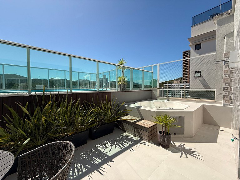 QE01- Studio| Jacuzzi Aquecida| Piscina| Churrasq.