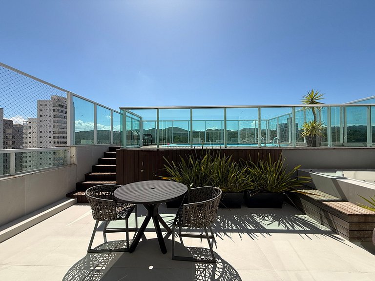 QE01- Studio| Jacuzzi Aquecida| Piscina| Churrasq.