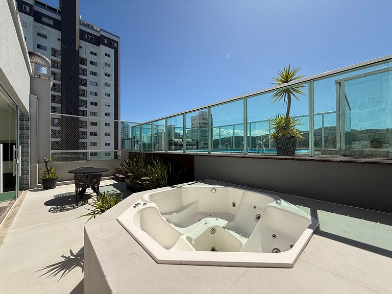 QE01- Studio| Jacuzzi Aquecida| Piscina| Churrasq.