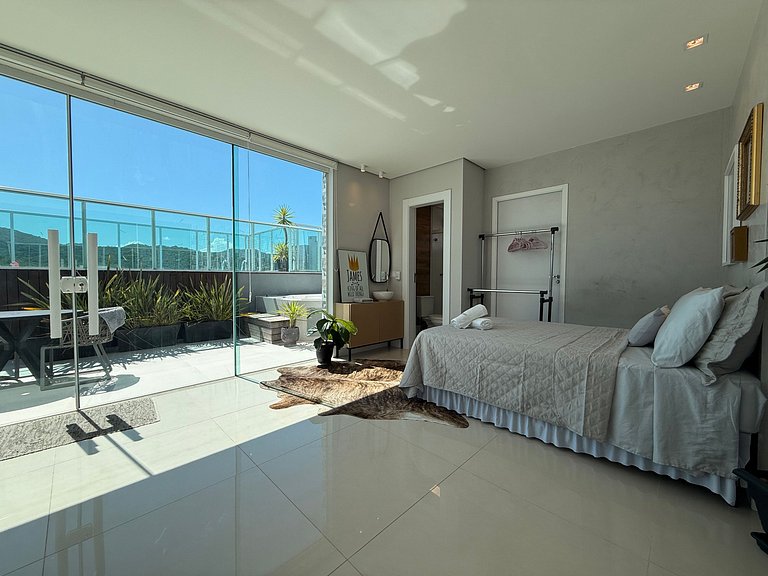 QE01- Studio| Jacuzzi Aquecida| Piscina| Churrasq.