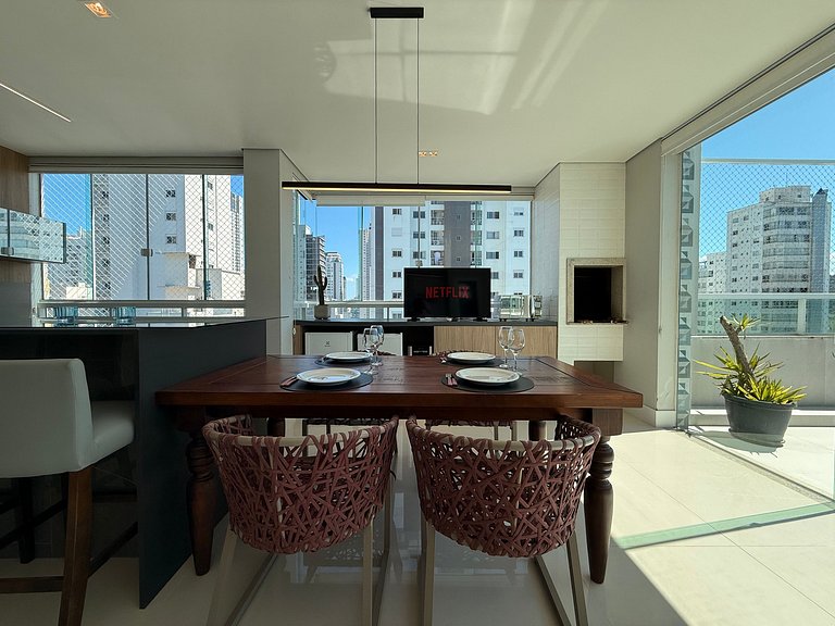 QE01- Studio| Jacuzzi Aquecida| Piscina| Churrasq.