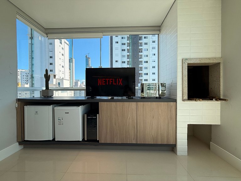 QE01- Studio| Jacuzzi Aquecida| Piscina| Churrasq.