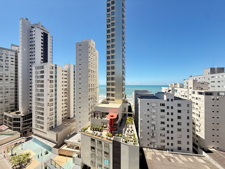 TG01- Apto Amplo com Vista Mar e Tela Proteção