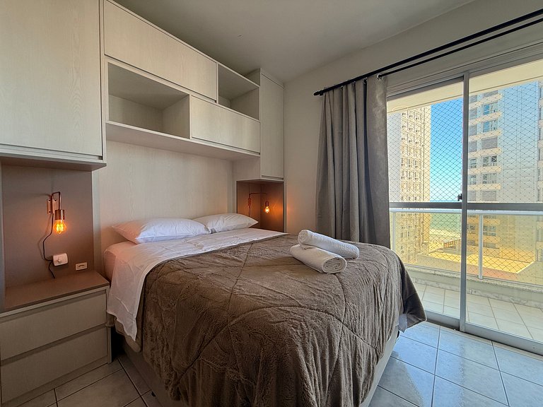 TG01- Apto Amplo com Vista Mar e Tela Proteção