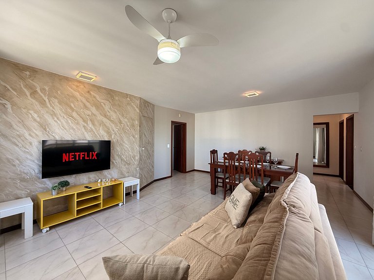 TG01- Apto Amplo com Vista Mar e Tela Proteção