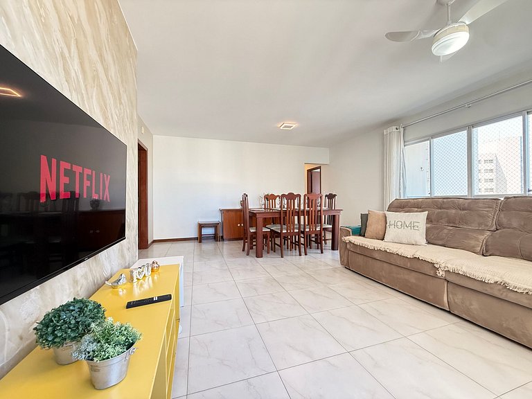 TG01- Apto Amplo com Vista Mar e Tela Proteção