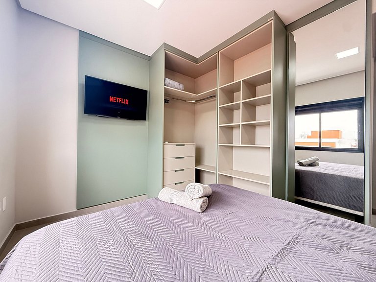 IA03- Apto Novo, Vista Mar, Churrasqueira e Wi-Fi