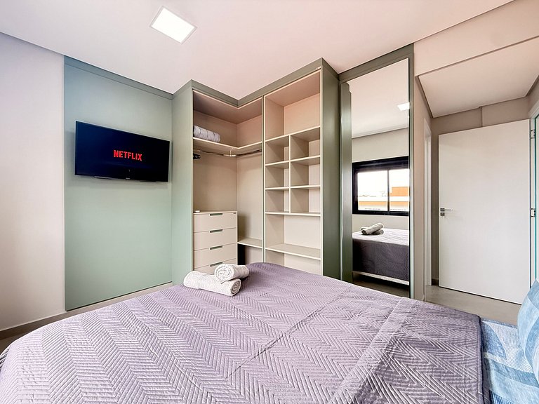 IA03- Apto Novo, Vista Mar, Churrasqueira e Wi-Fi