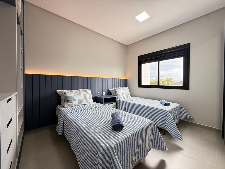 IA03- Apto Novo, Vista Mar, Churrasqueira e Wi-Fi