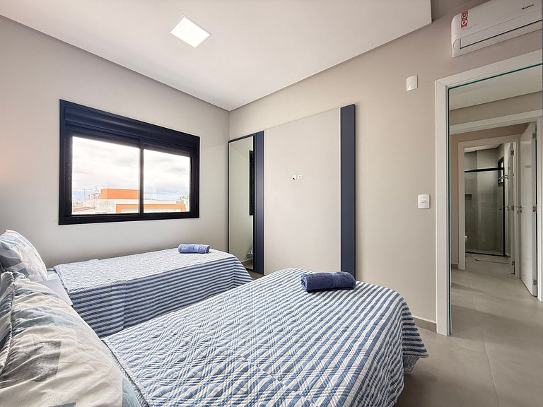 IA03- Apto Novo, Vista Mar, Churrasqueira e Wi-Fi