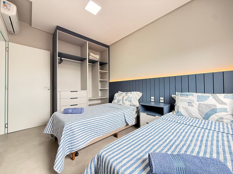 IA03- Apto Novo, Vista Mar, Churrasqueira e Wi-Fi