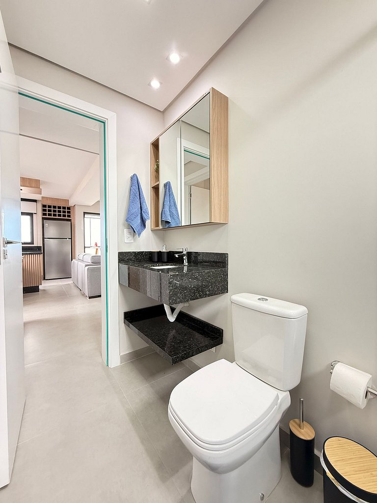 IA03- Apto Novo, Vista Mar, Churrasqueira e Wi-Fi