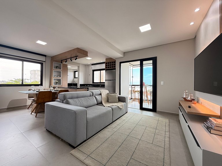 IA03- Apto Novo, Vista Mar, Churrasqueira e Wi-Fi