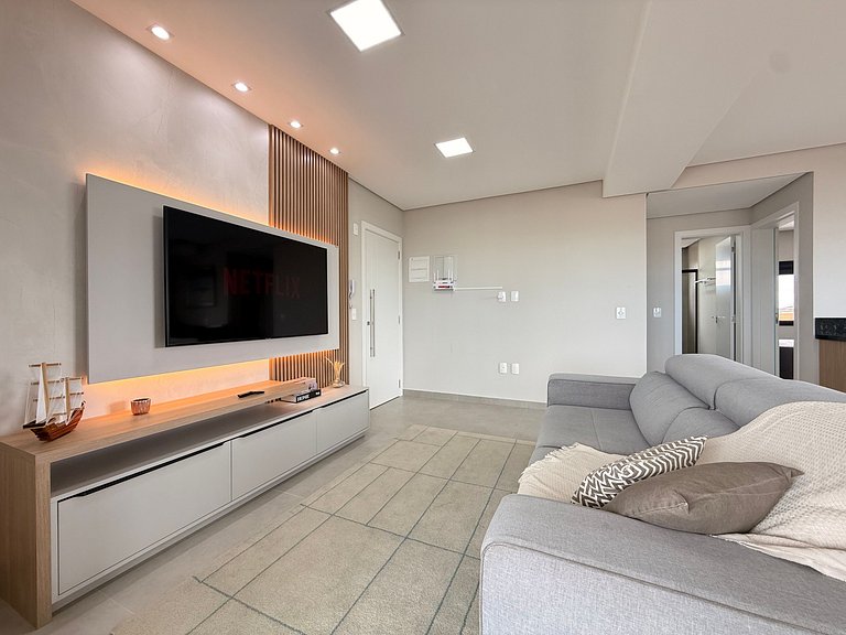 IA03- Apto Novo, Vista Mar, Churrasqueira e Wi-Fi