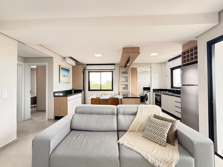 IA03- Apto Novo, Vista Mar, Churrasqueira e Wi-Fi