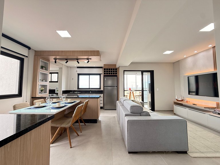 IA03- Apto Novo, Vista Mar, Churrasqueira e Wi-Fi