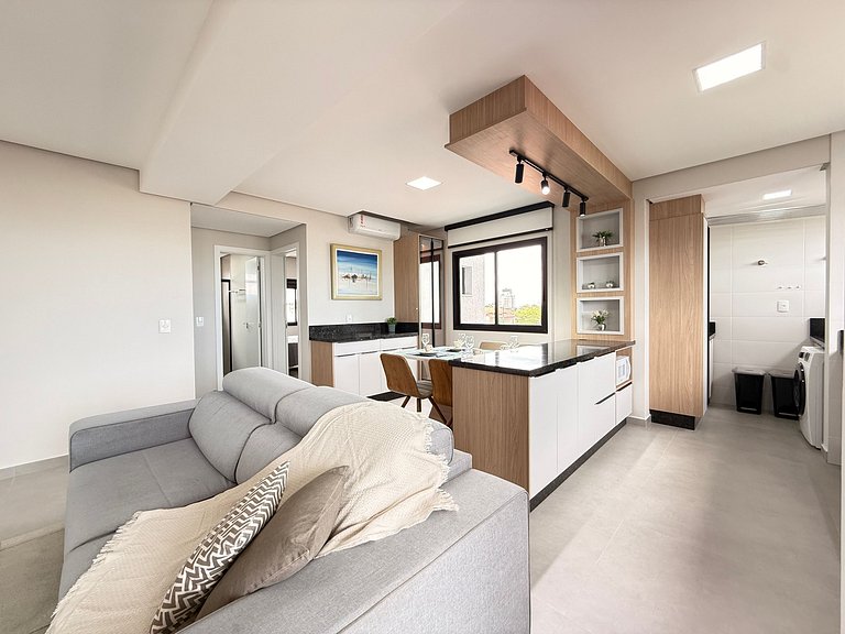 IA03- Apto Novo, Vista Mar, Churrasqueira e Wi-Fi