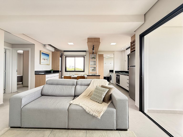 IA03- Apto Novo, Vista Mar, Churrasqueira e Wi-Fi