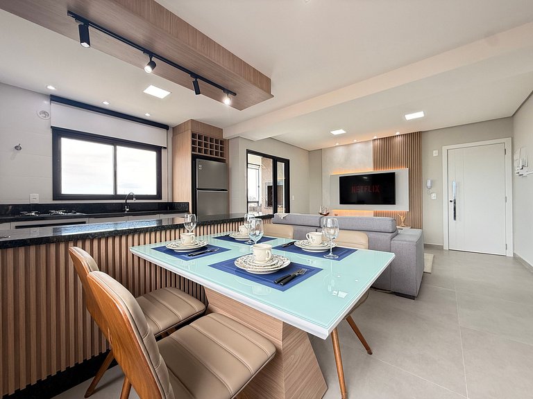 IA03- Apto Novo, Vista Mar, Churrasqueira e Wi-Fi