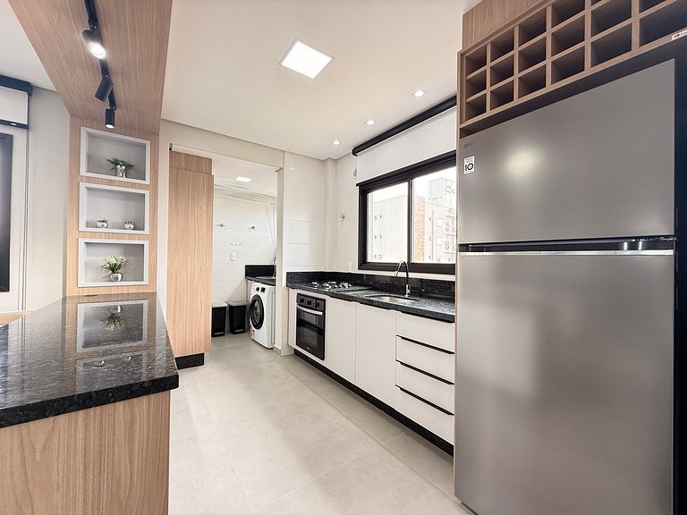 IA03- Apto Novo, Vista Mar, Churrasqueira e Wi-Fi