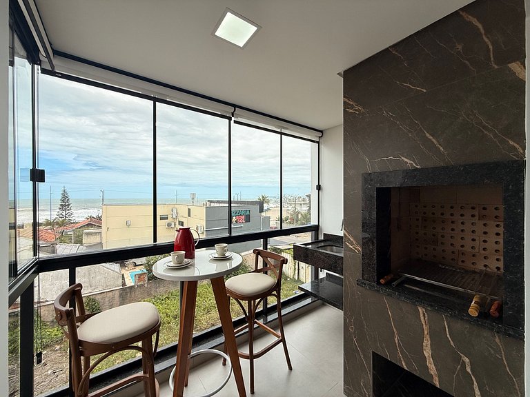 IA03- Apto Novo, Vista Mar, Churrasqueira e Wi-Fi