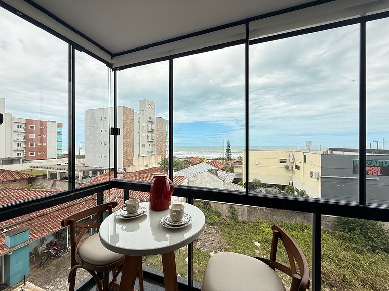 IA03- Apto Novo, Vista Mar, Churrasqueira e Wi-Fi