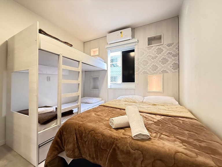 DD01- 3 Quartos| 3 Banheiros| Quadra Mar| Churrasq