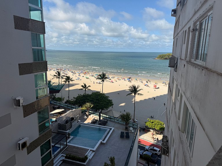 RV01- Av. Atlântica • 1 suíte • Vista mar • Sacada