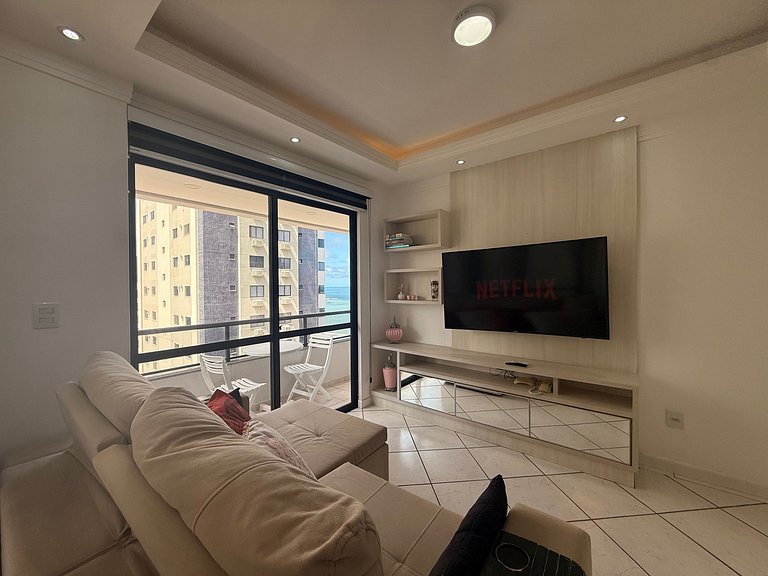 IT04- Vista mar, churrasqueira a 50m da orla