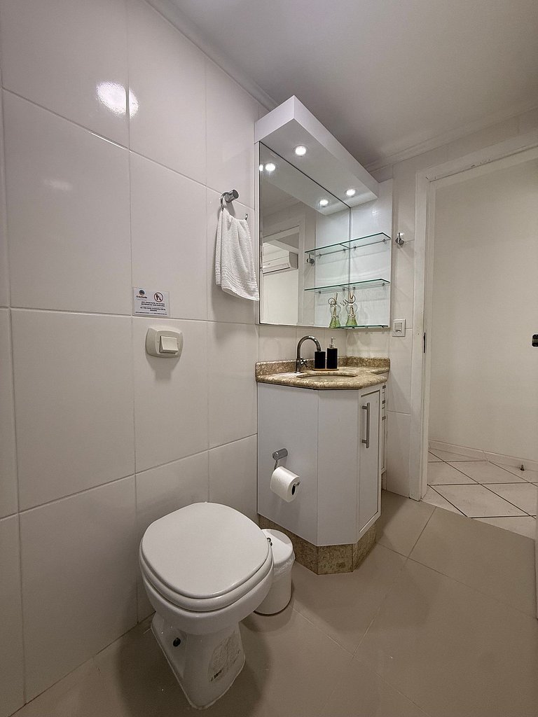 IT04- Vista mar, churrasqueira a 50m da orla