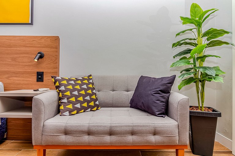 ST01- Studio Moderno Tudo a Pé no Centro de BC