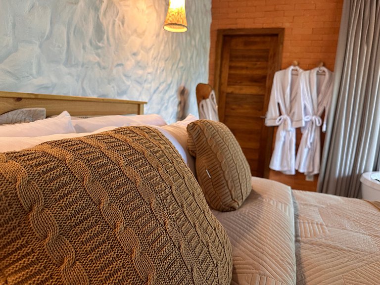 Cabana Rustico, Luxo & SPA : Sauna de Vidro