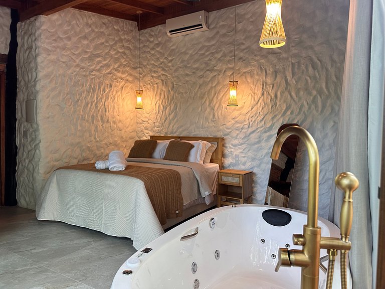 Cabana Rustico, Luxo & SPA : Sauna de Vidro