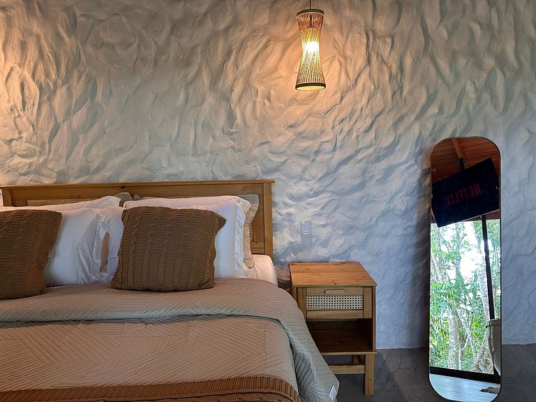 Cabana Rustico, Luxo & SPA : Sauna de Vidro