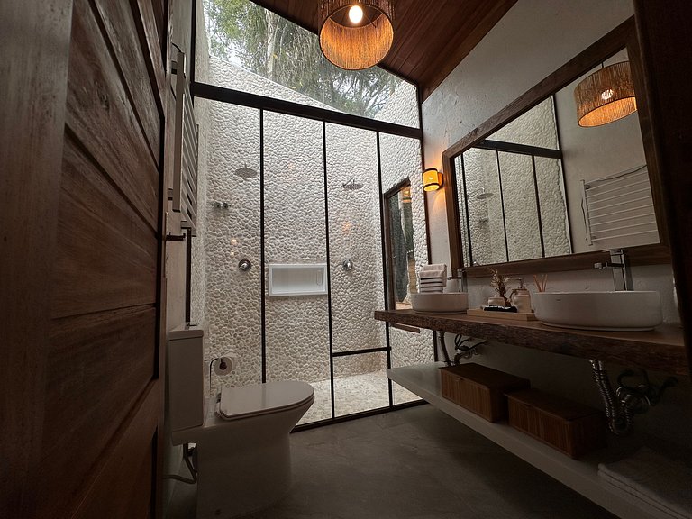 Cabana Rustico, Luxo & SPA : Sauna de Vidro