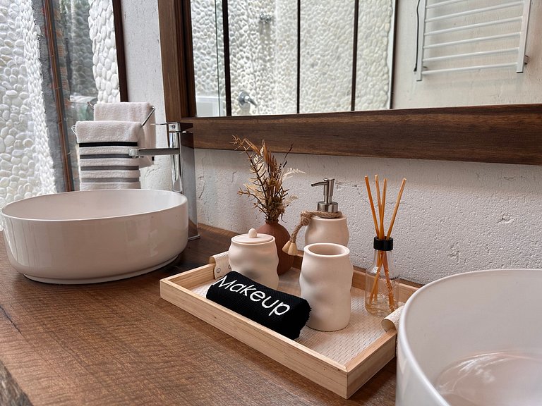 Cabana Rustico, Luxo & SPA : Sauna de Vidro