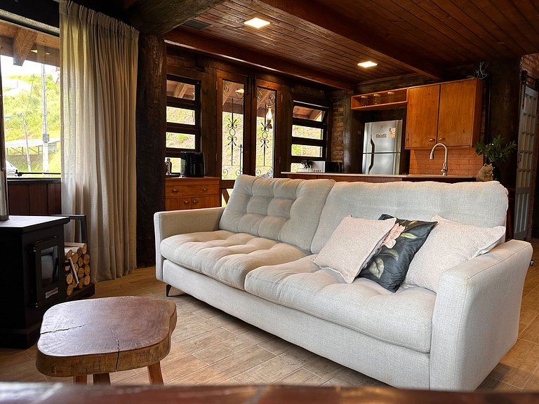 Cabana Rustico, Luxo & SPA : Sauna de Vidro