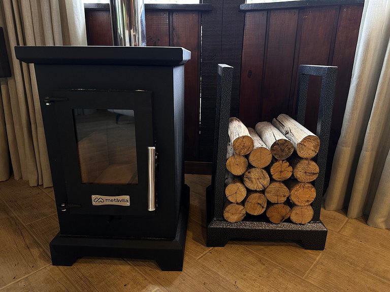 Cabana Rustico, Luxo & SPA : Sauna de Vidro