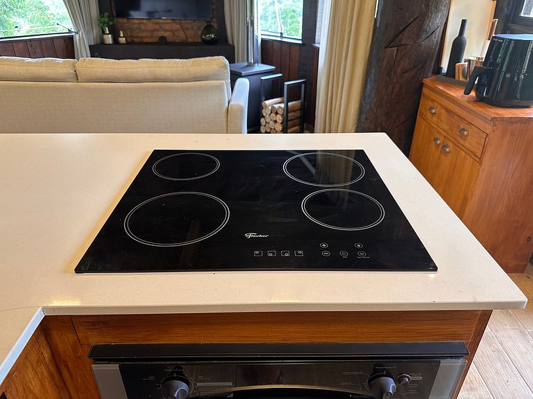 Cabana Rustico, Luxo & SPA : Sauna de Vidro