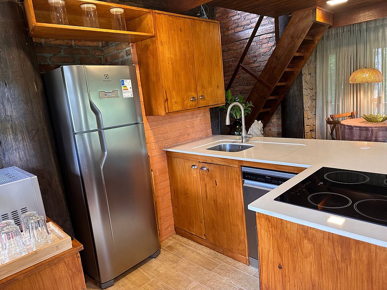 Cabana Rustico, Luxo & SPA : Sauna de Vidro