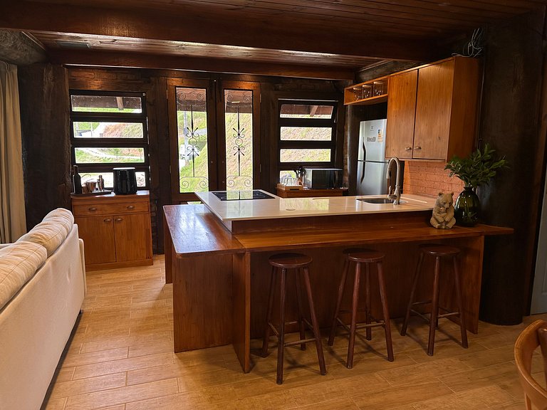 Cabana Rustico, Luxo & SPA : Sauna de Vidro