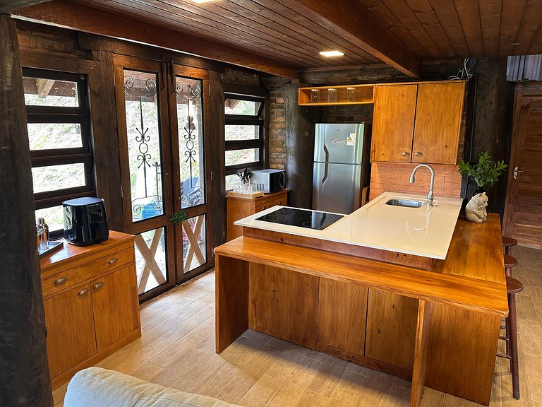 Cabana Rustico, Luxo & SPA : Sauna de Vidro