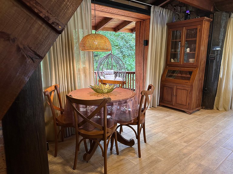 Cabana Rustico, Luxo & SPA : Sauna de Vidro